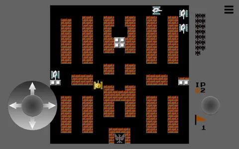 Battle City gameplay on Stage 1
